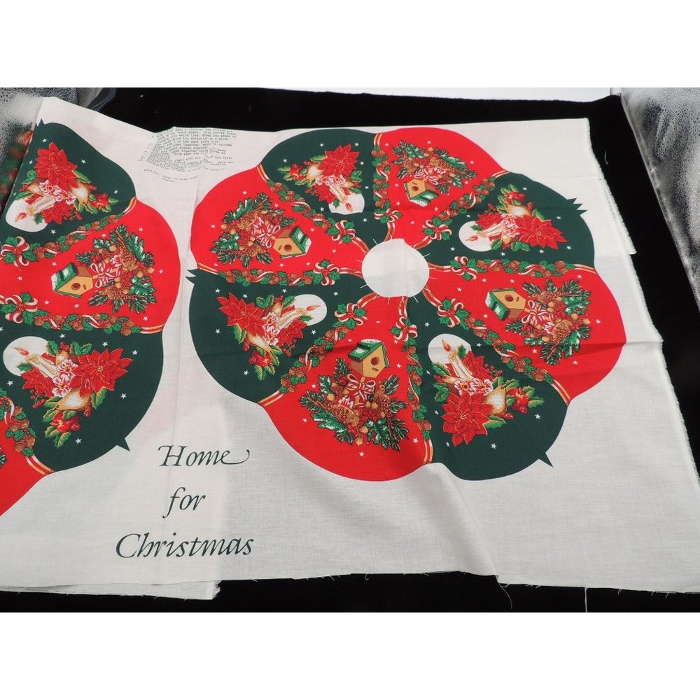 Home for Christmas Cut and sew wreath